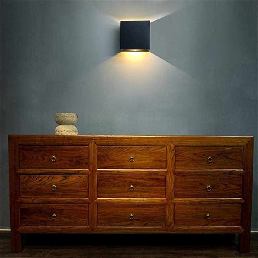 Cube LED Wandlamp