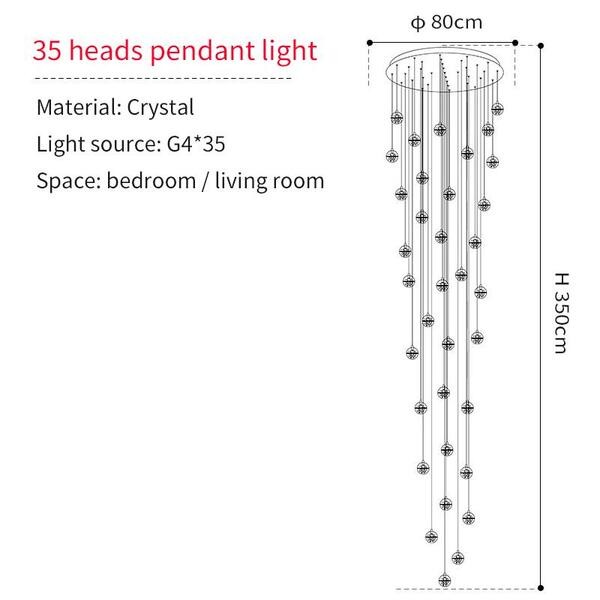 Kristallen Bal Kroonluchter HL35