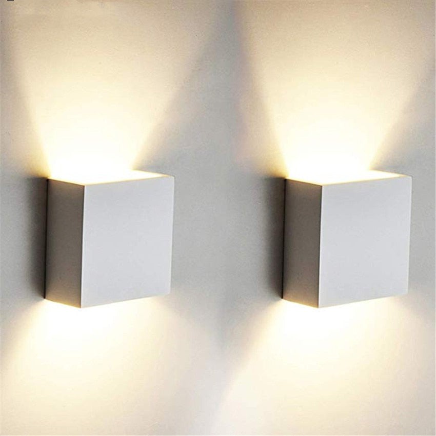 Cube LED Wandlamp