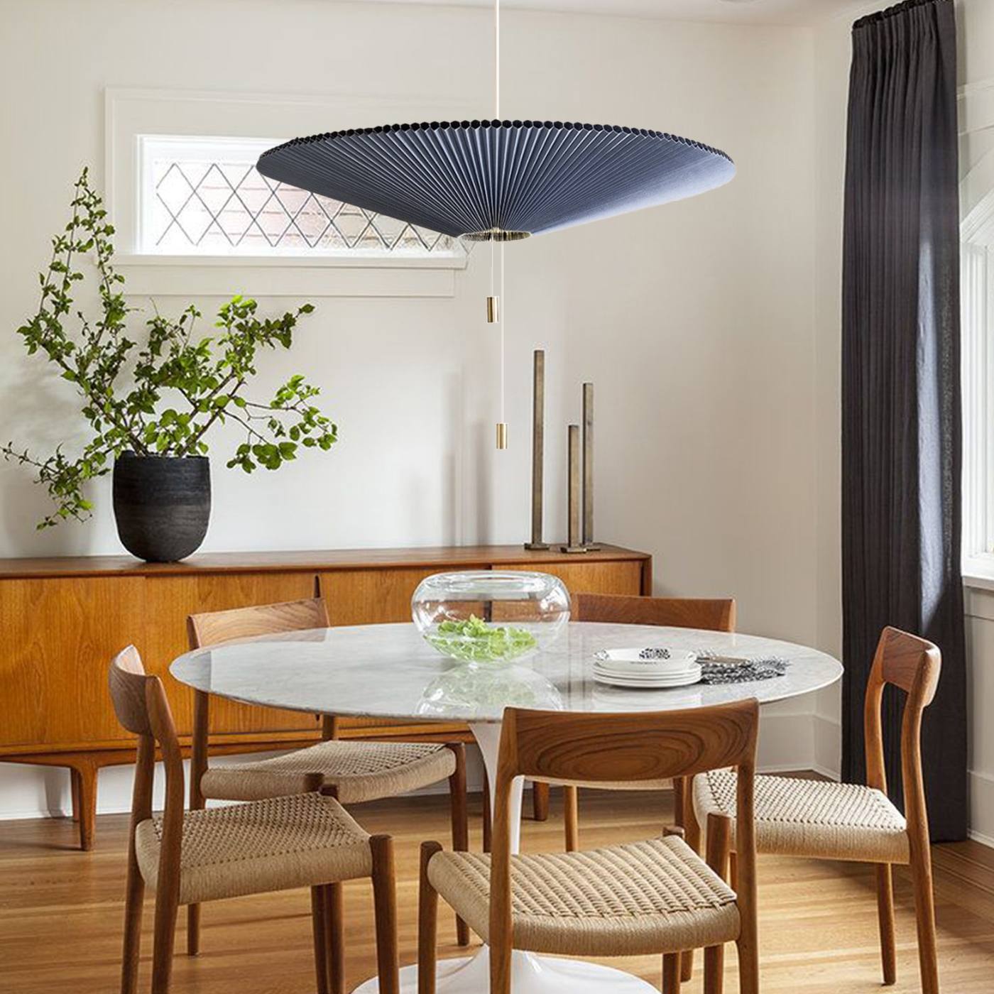 Lampa wisząca rozkładana Retro Meduse HL257 — Stół jadalny