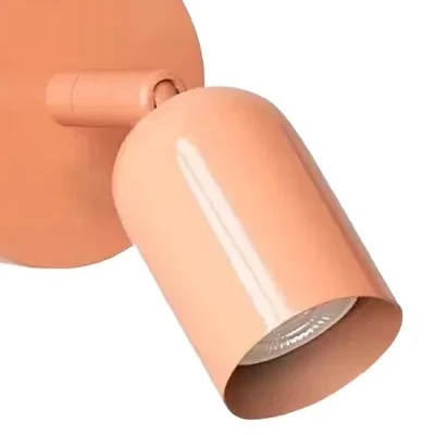 Närbild av den rosa HL293 skärmen och vridleden