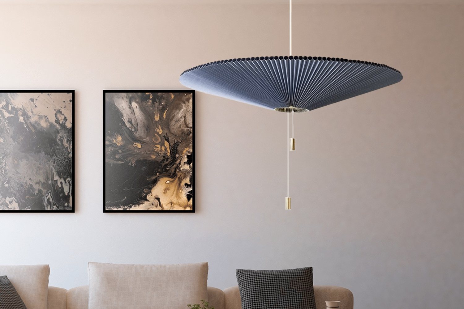 Lampa wisząca rozkładana Retro Meduse HL257 — zdjęcie główne