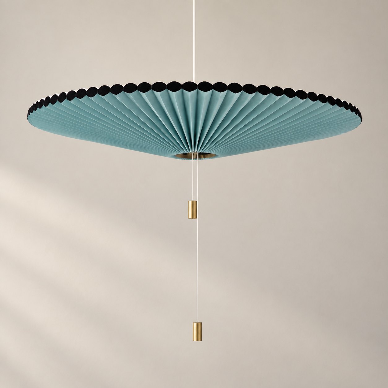 Lampa wisząca rozkładana Retro Meduse HL257 — PAPIEROWY KLOSZ