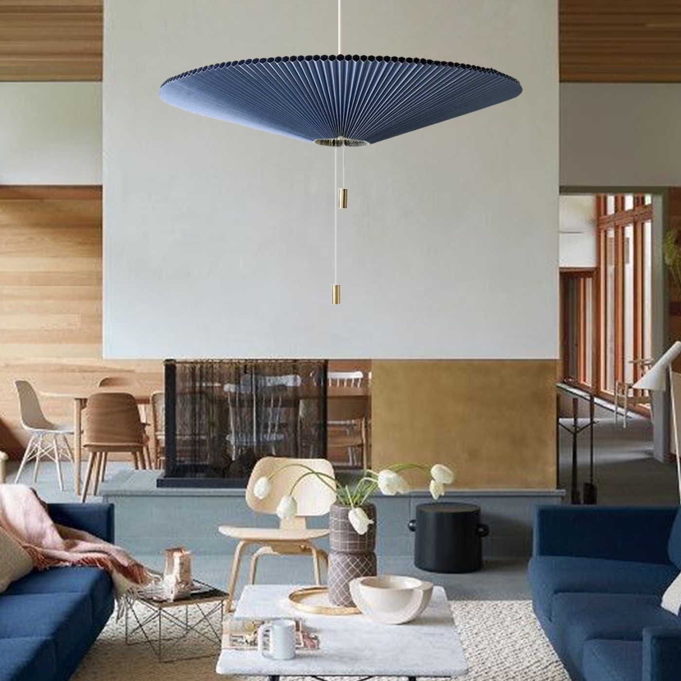 Lampa wisząca rozkładana Retro Meduse HL257 — Salon