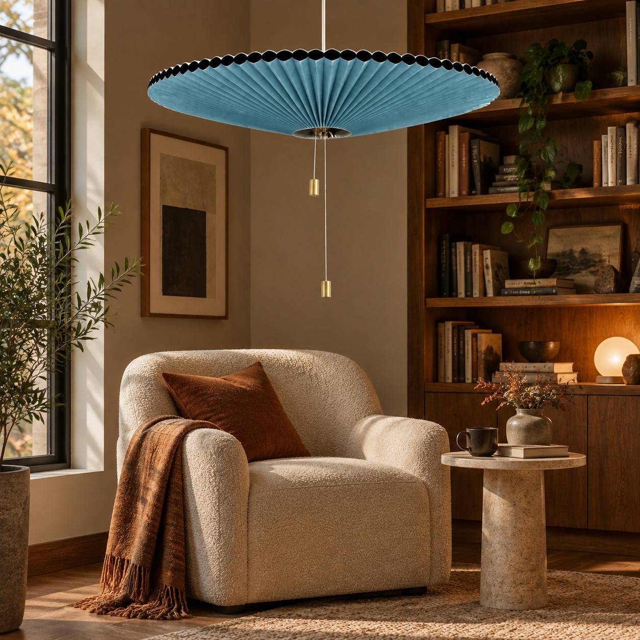 Retro Méduse uitschuifbare hanglamp HL257 — Leeshoek