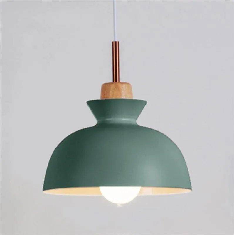 Scandinavische MULTI Metaal Hout Macaroon Hanglamp voor Keuken HL88