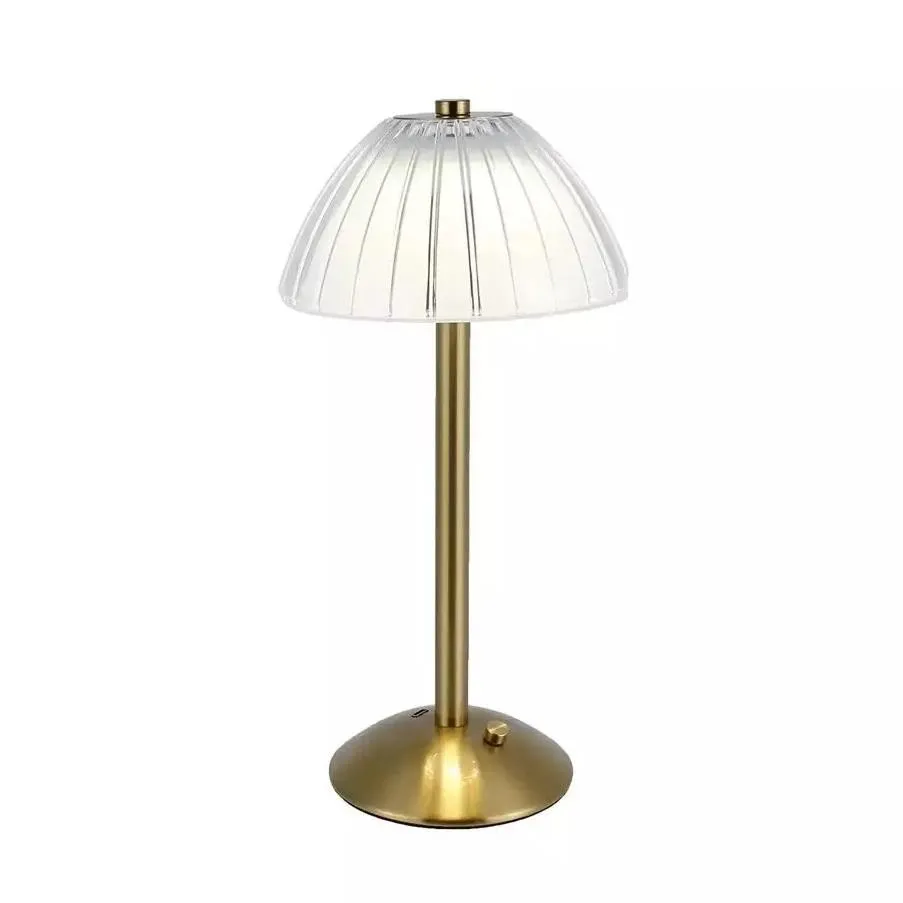 Luxe messing design draadloze tafellamp HL307