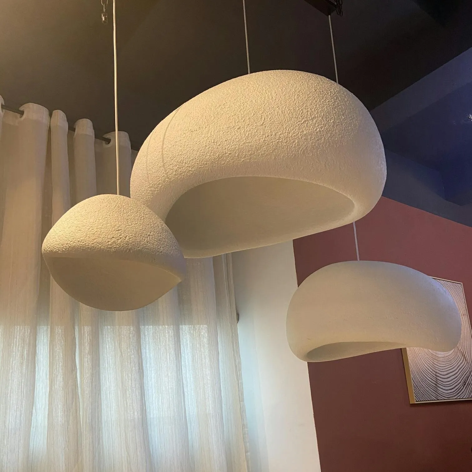 Wabi-sabi stijl Khmara Koepel Hanglamp