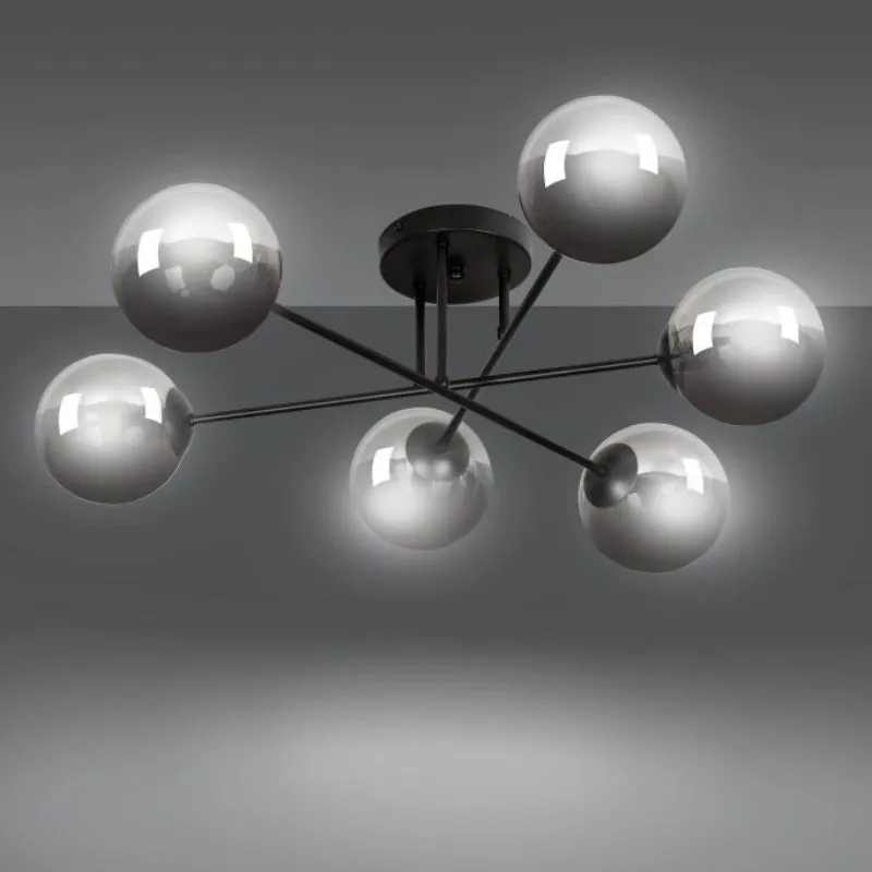 Brendi 6B Glazen Bol Plafondlamp