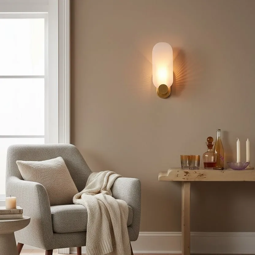 Albi decoratieve wandlamp met diffuus sfeerlicht - kunstzinnig gesneden, esthetisch ontwerp voor eetkamer en gang HL1894