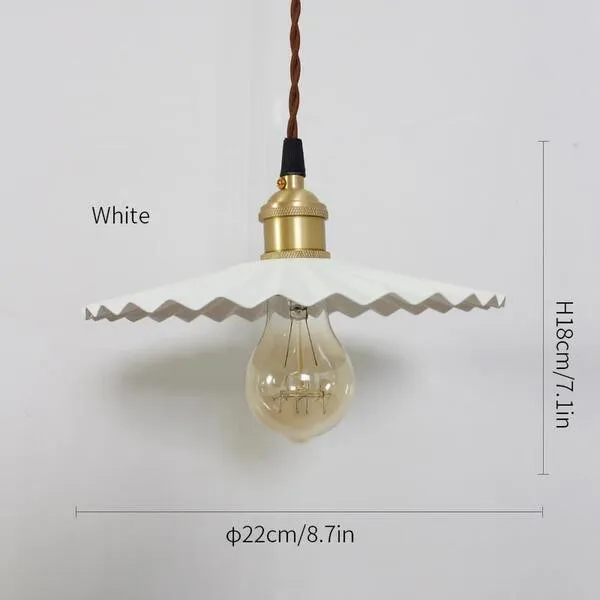 Koperen paraplu hanglamp