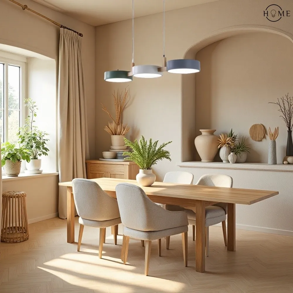 Nordic Modern Eenvoudige Macaron 3 Kops Hanglamp HL683