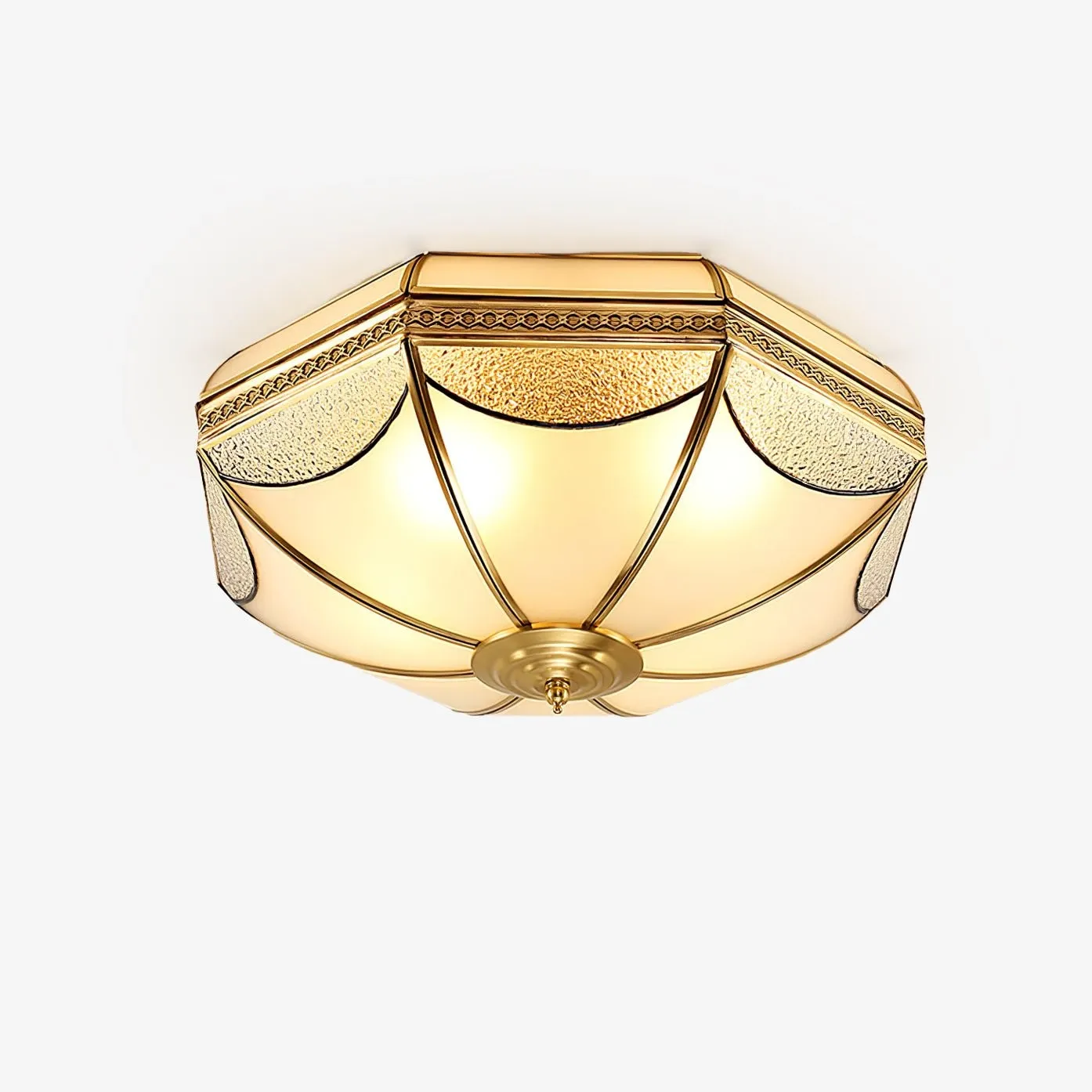 Plafondlamp in de vorm van een koepel in pakhuisvorm HL834