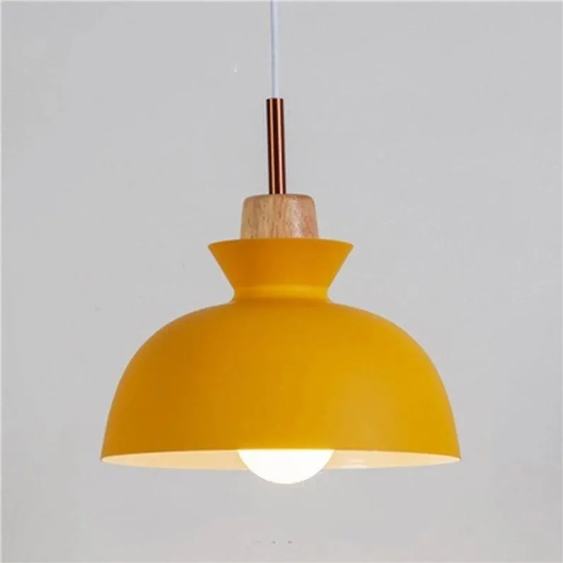 Scandinavische MULTI Metaal Hout Macaroon Hanglamp voor Keuken HL88