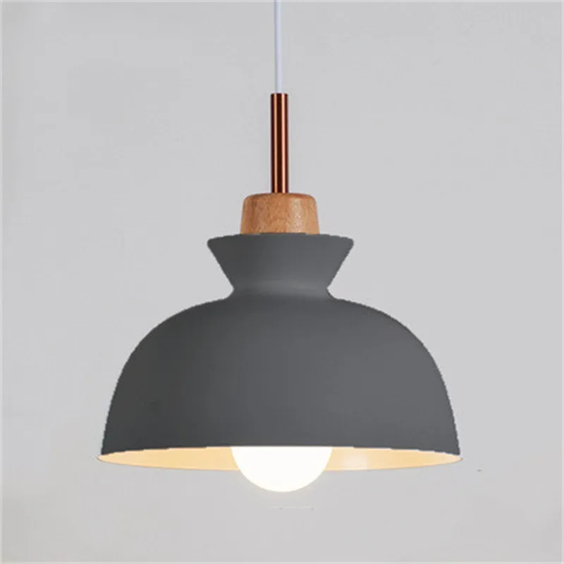 Scandinavische MULTI Metaal Hout Macaroon Hanglamp voor Keuken HL88