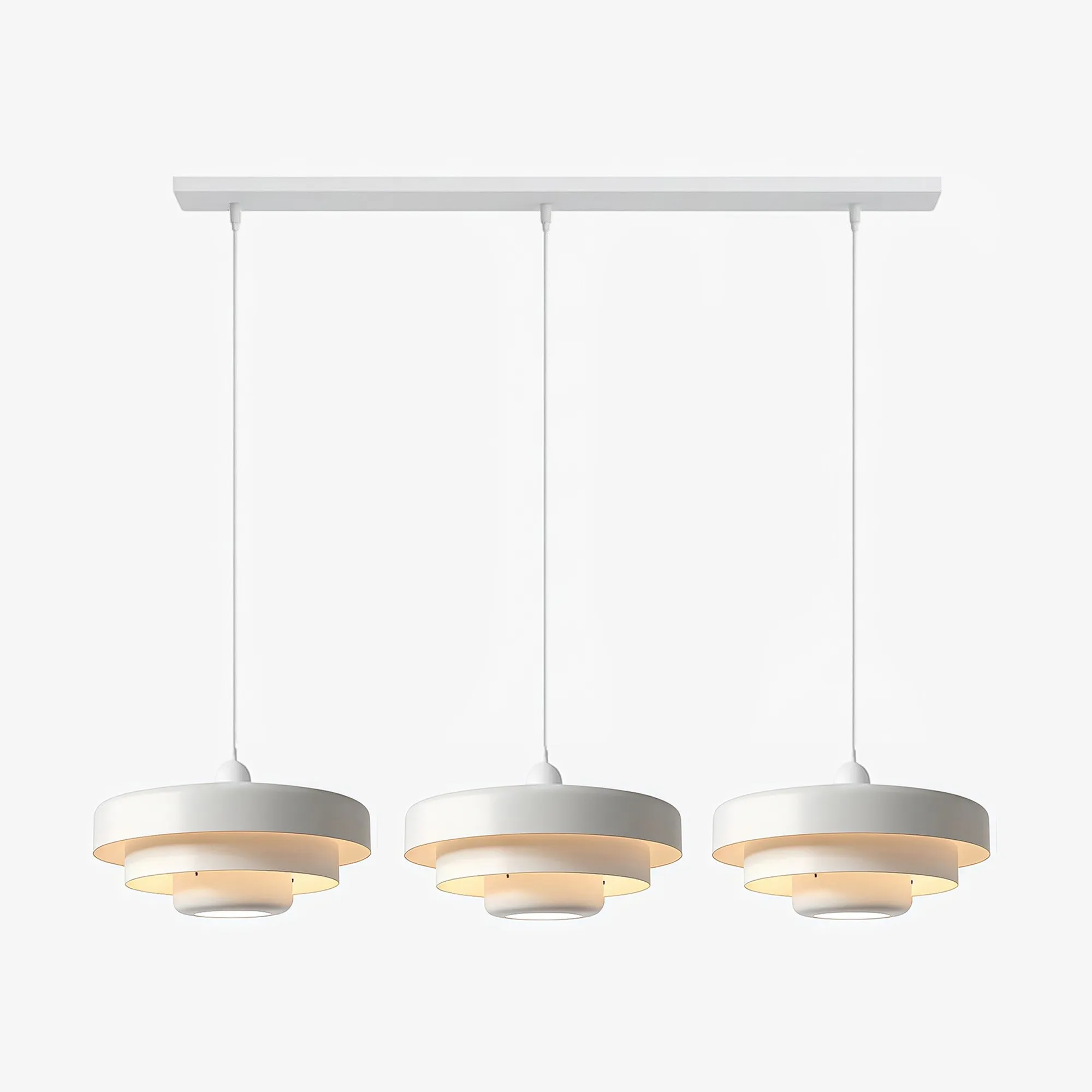 Macaron Disc Hanglamp - Scandinavische Meerlaagse Hanglamp van Metaal voor de Keuken HL179