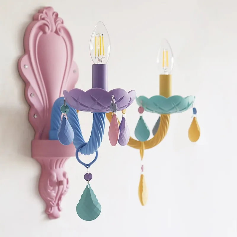 Kinderkamer Macaron Wandlamp