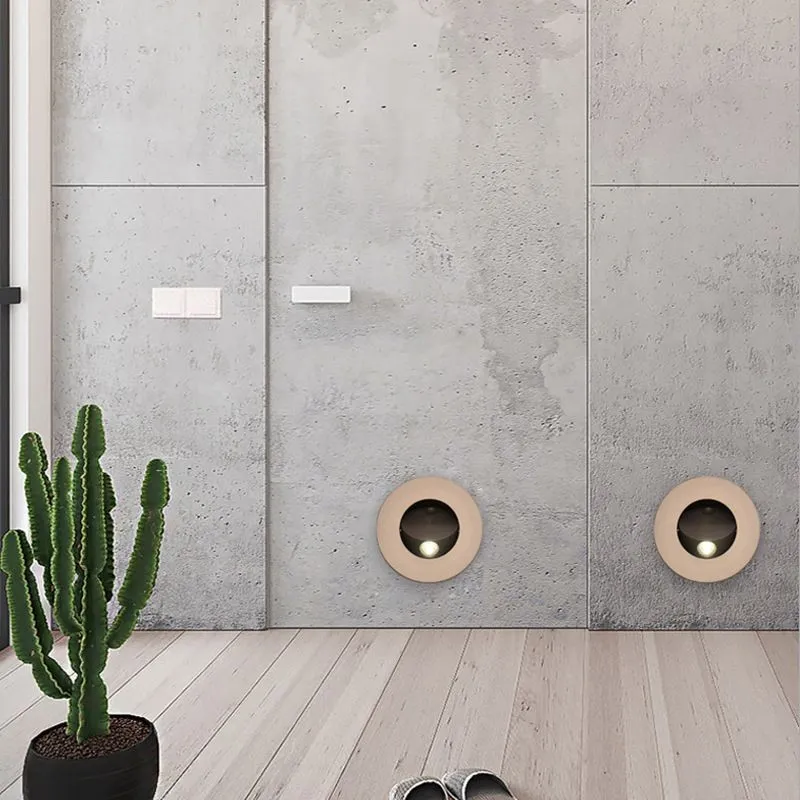 Draaibare inbouw led leeslamp voor naast het bed HL149