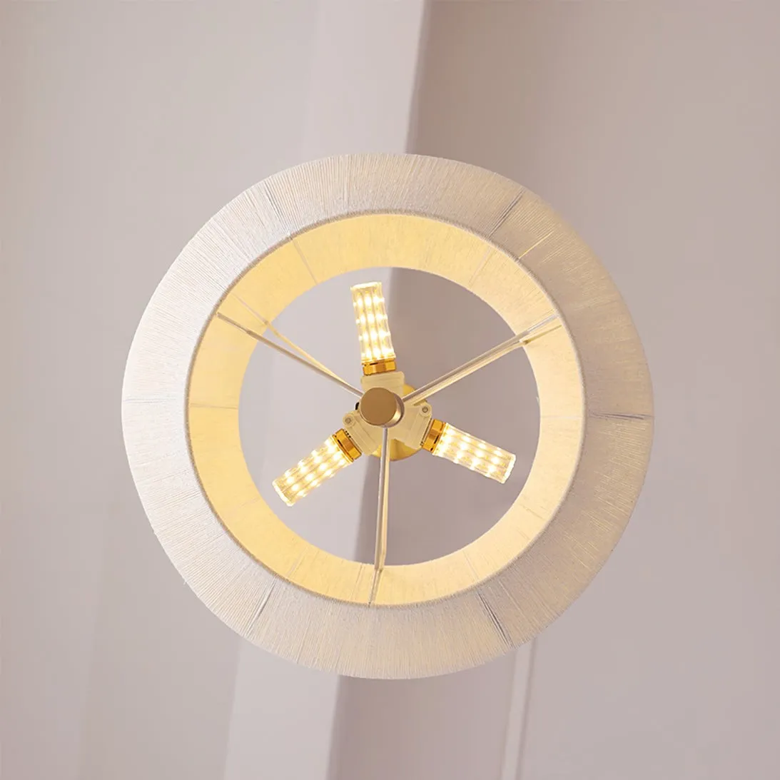 Japanse Wabi-Sabi-stijl geweven stoffen hanglamp HL880