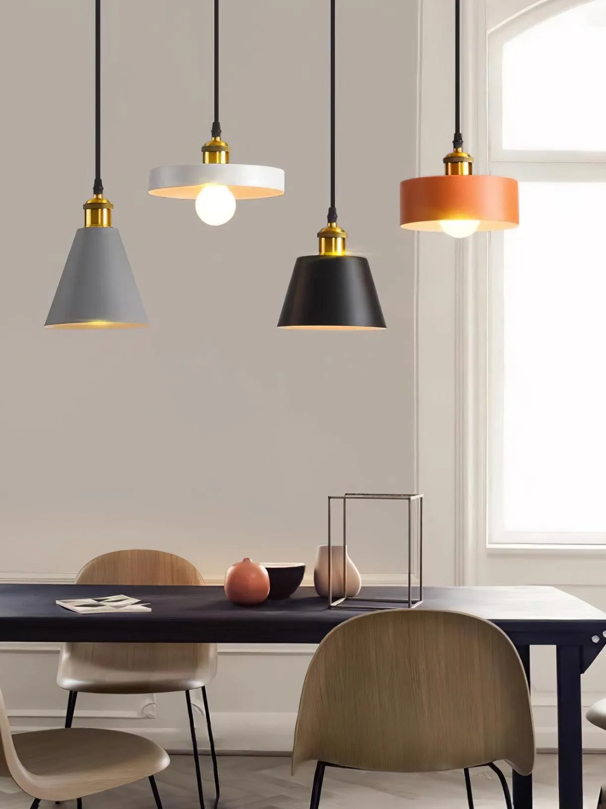 Moderne hars geometrische hanglamp HL787