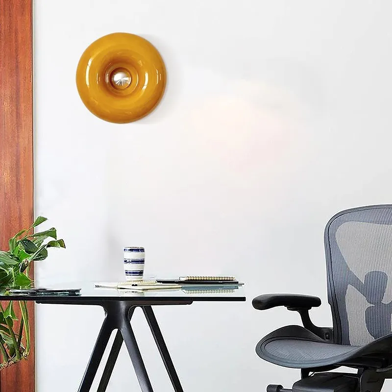 Vintage Donut Bauhaus Tafellamp Wandkandelaar HL164