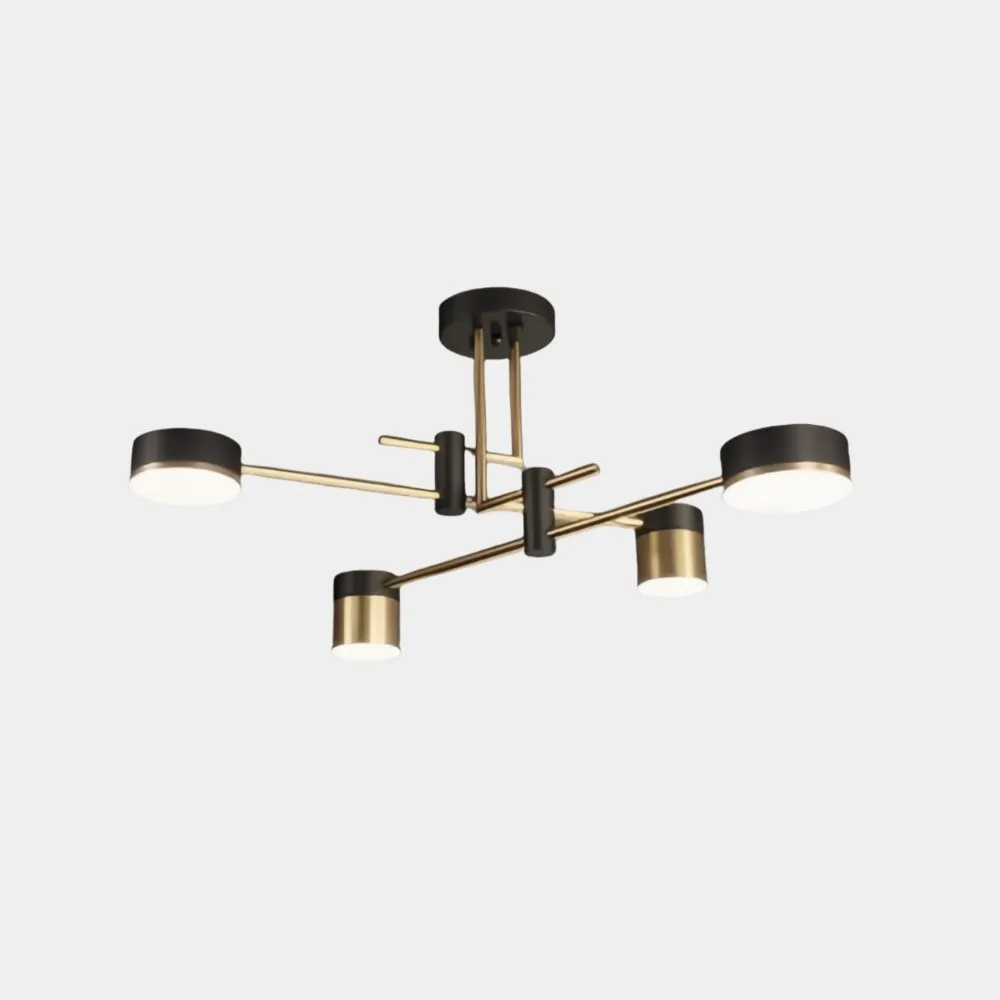 Luxe Spider Sputnik Design Metalen Schijf Plafondlamp HL1090