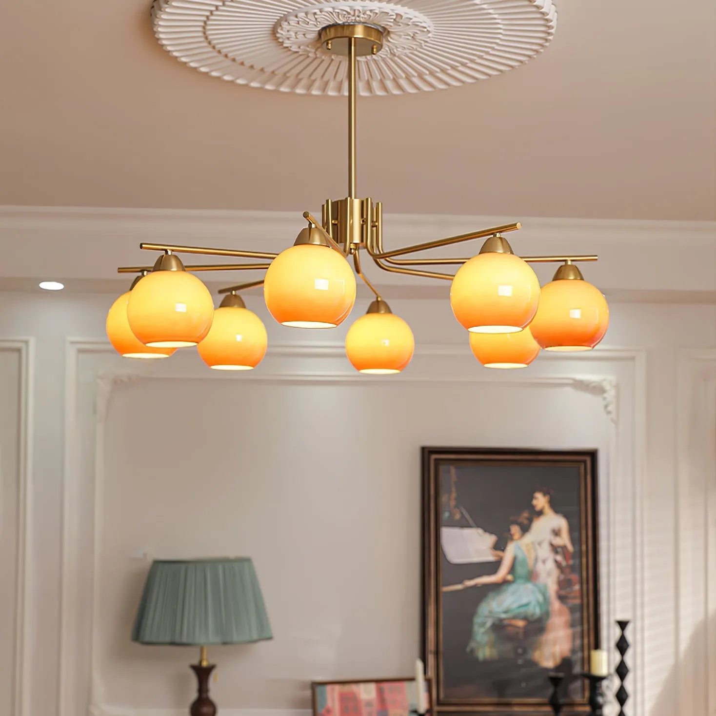 Creatieve Karamel Bolvormige Hanglamp HL410