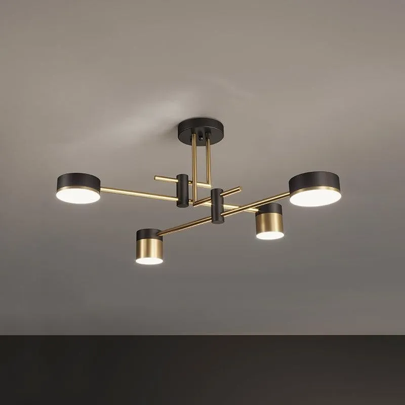 Luxe Spider Sputnik Design Metalen Schijf Plafondlamp HL1090