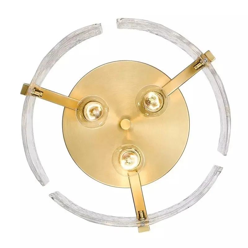 Moderne Inbouwplafondlamp Met Glazen Trommel HL267