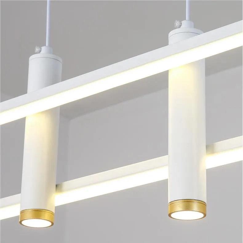 Moderne meerlaagse lineaire dimbare hanglamp HL150
