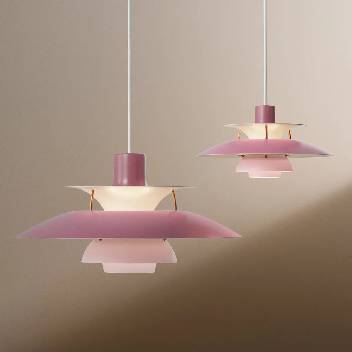 Deense Multilayer Metalen Hanglamp HL38
