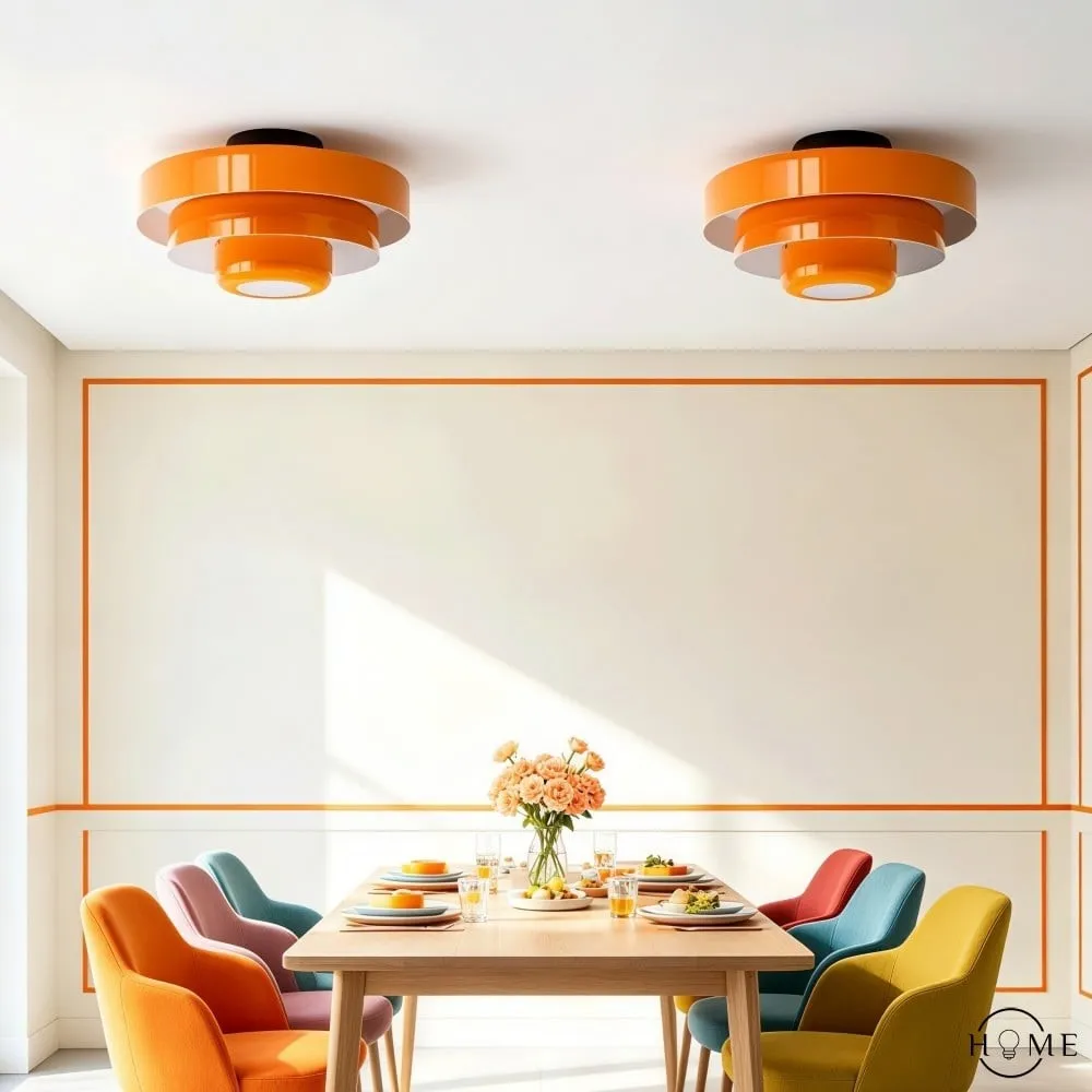 Macaron Disc Hanglamp - Scandinavische Meerlaagse Hanglamp van Metaal voor de Keuken HL179