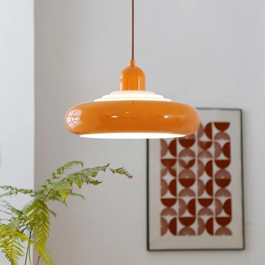 Meerlaagse ronde toren crèmekleurige hanglamp HL401