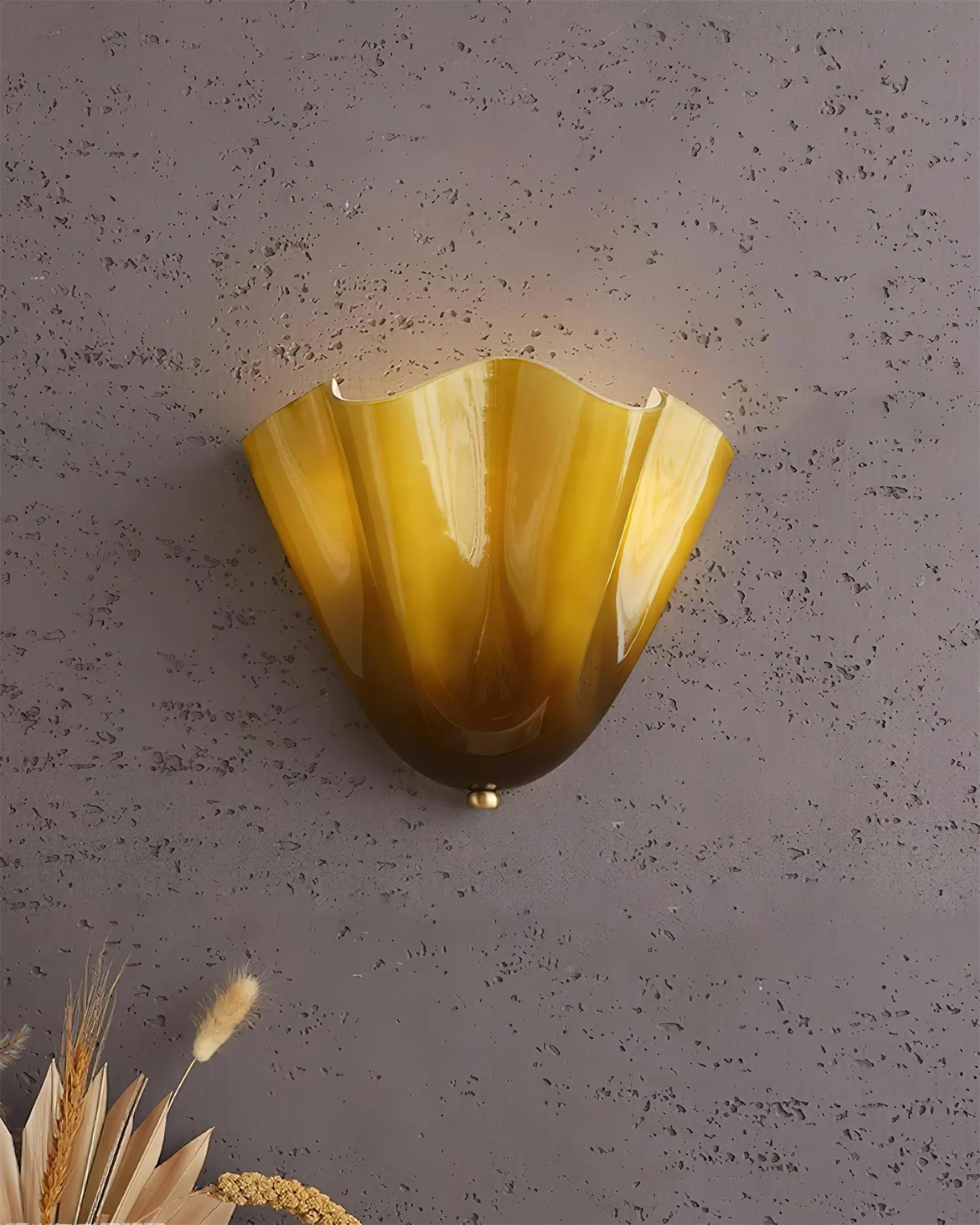Bellina moderne wandlamp - Artisanaal glas Vera lamp voor interieurdecoratie HL1643