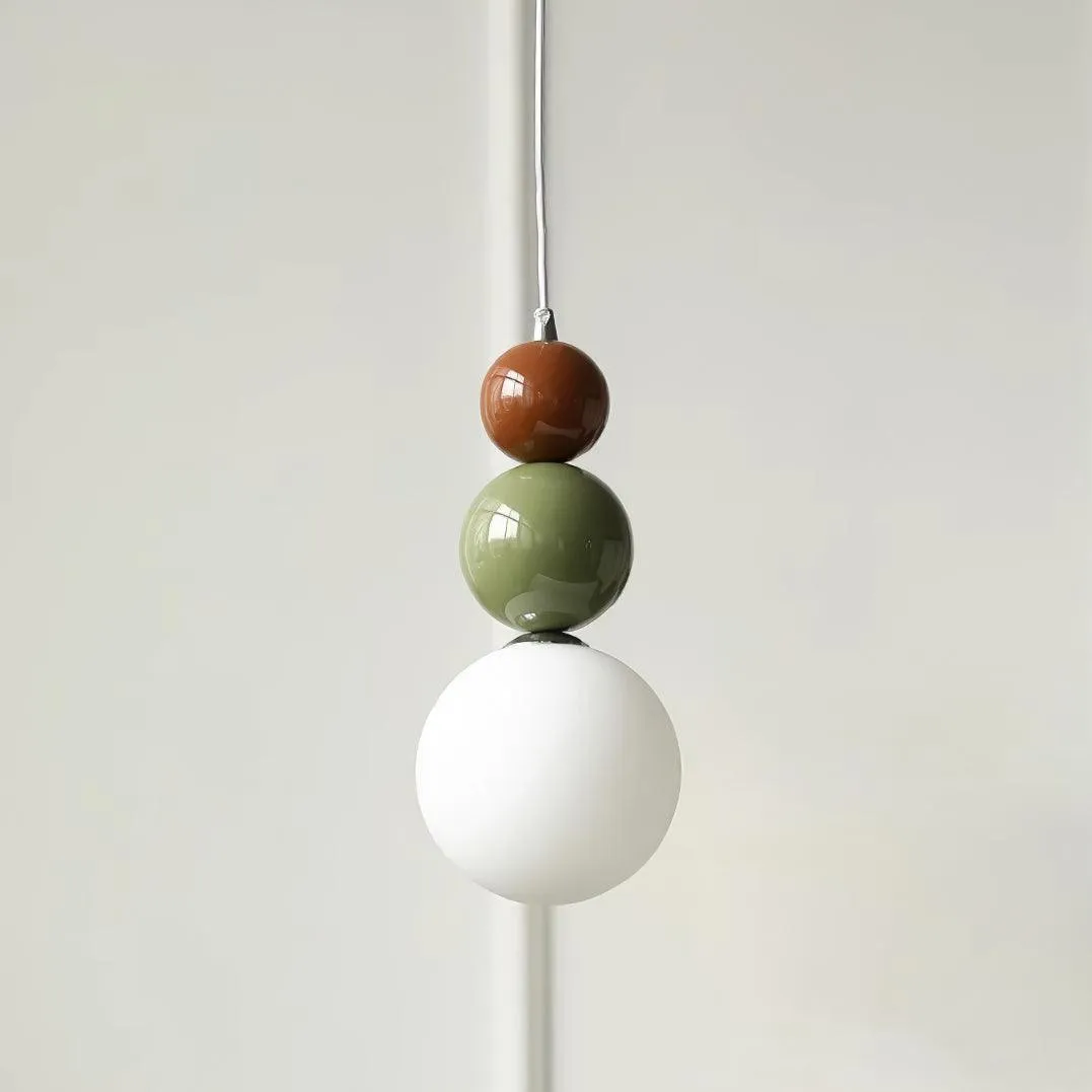 Nordic Cream Moderne Eenvoudige Dot Hanglamp HL460