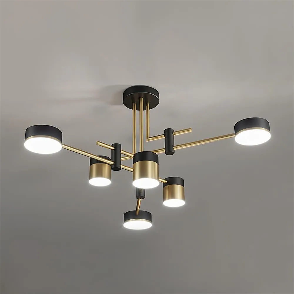 Luxe Spider Sputnik Design Metalen Schijf Plafondlamp HL1090