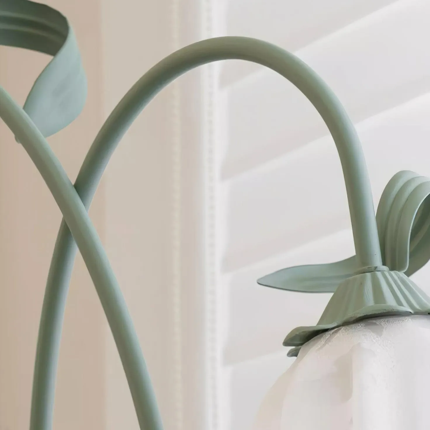 Creatieve multi-kops wikkelbloemvormige vloerlamp HL403