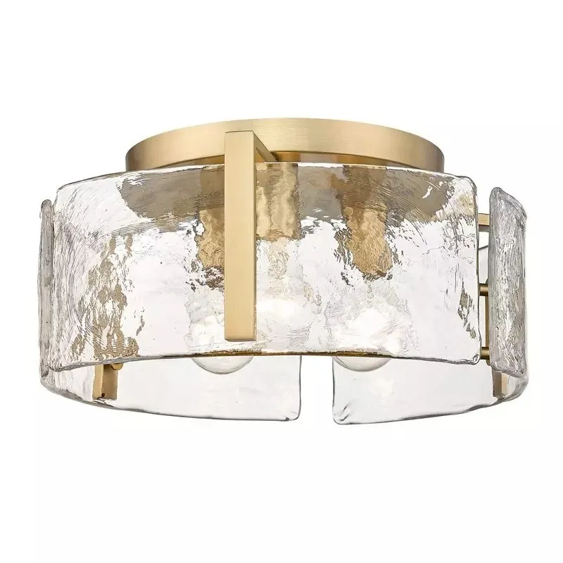 Moderne Inbouwplafondlamp Met Glazen Trommel HL267