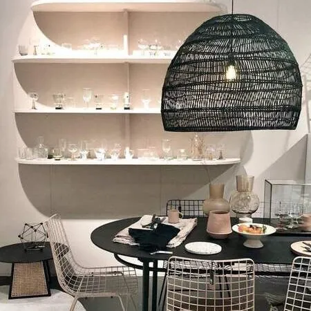 Rustieke Rieten Mand Rotan Kooi Hanglamp HL161