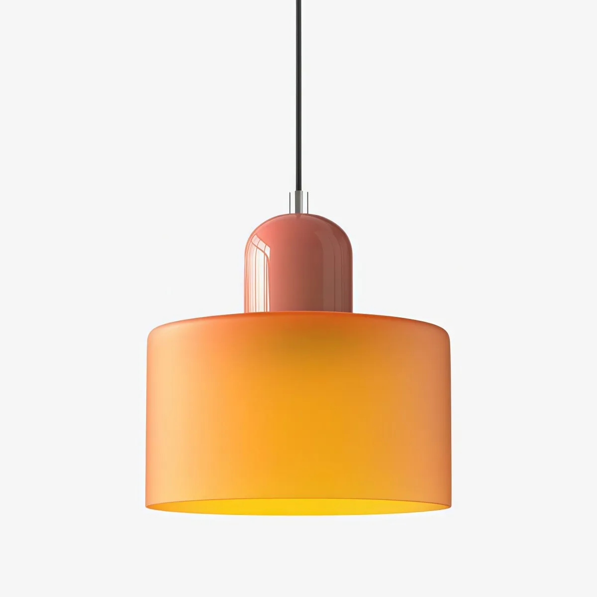 Kalo Cilinder Hanglamp - Glazen Lamp in Scandinavische Stijl voor Eet en Slaapkamer HL107