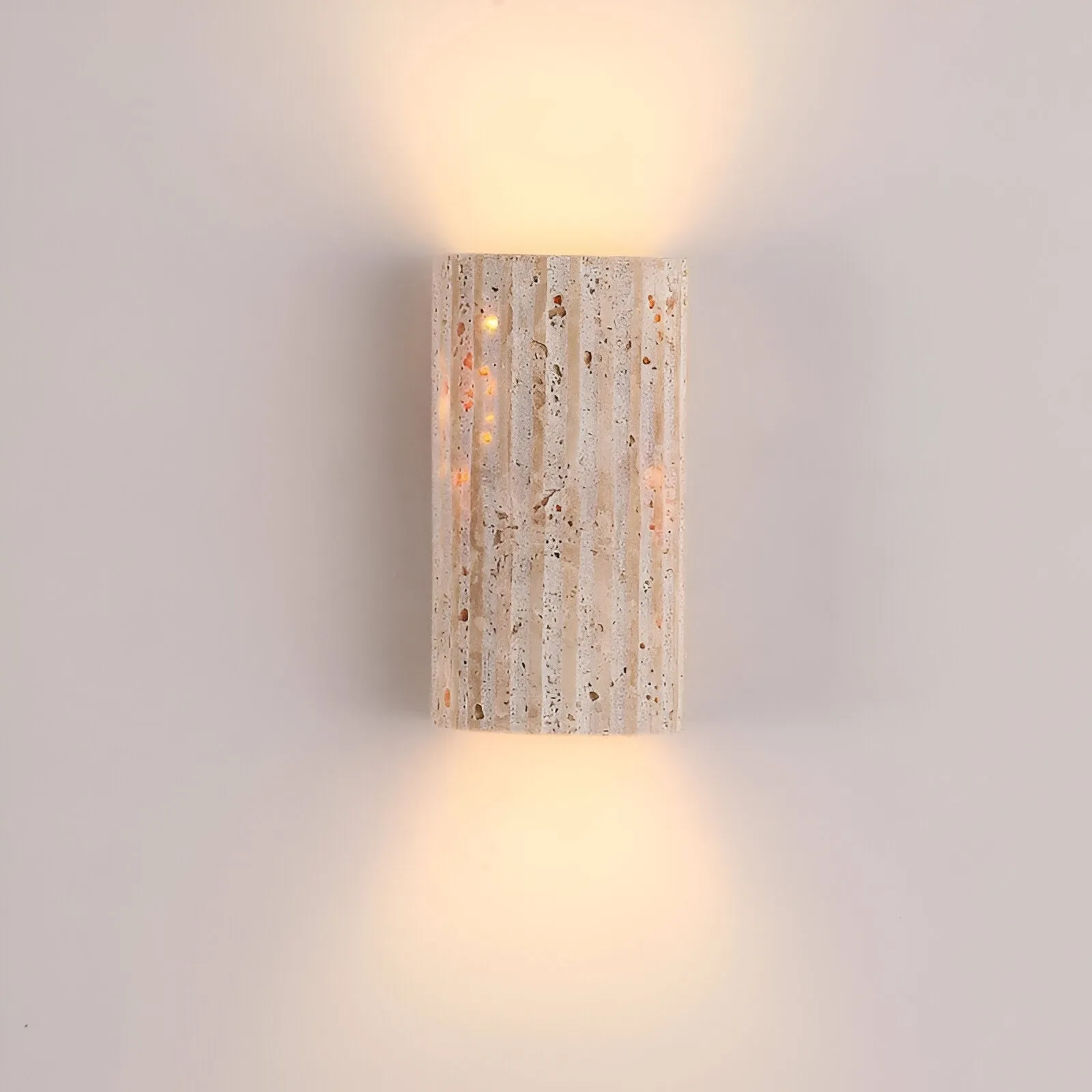 Solaro Travertine Tuin Buiten Wandlamp HL1282