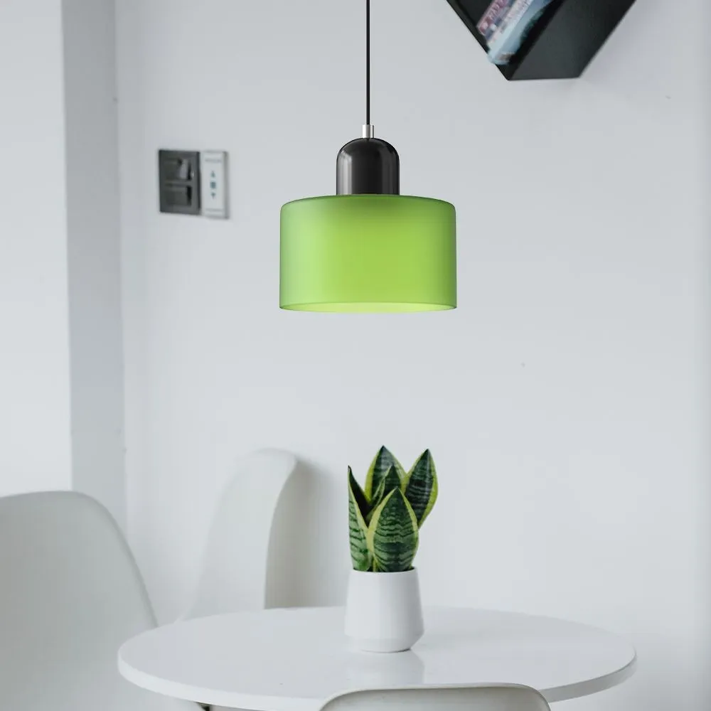 Kalo Cilinder Hanglamp - Glazen Lamp in Scandinavische Stijl voor Eet en Slaapkamer HL107
