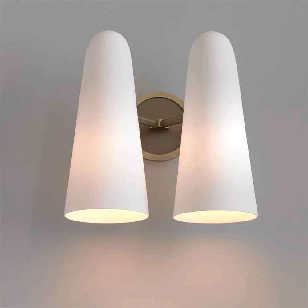 Nordic Simple Light Luxe Messing Wandlamp HL687