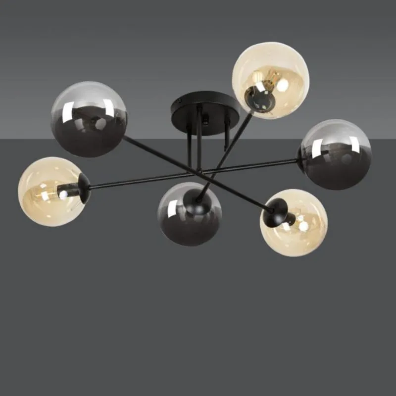Brendi 6B Glazen Bol Plafondlamp