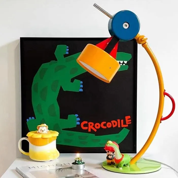 Creatieve kleurrijke geometrische tafellamp voor kinderkamer HL131