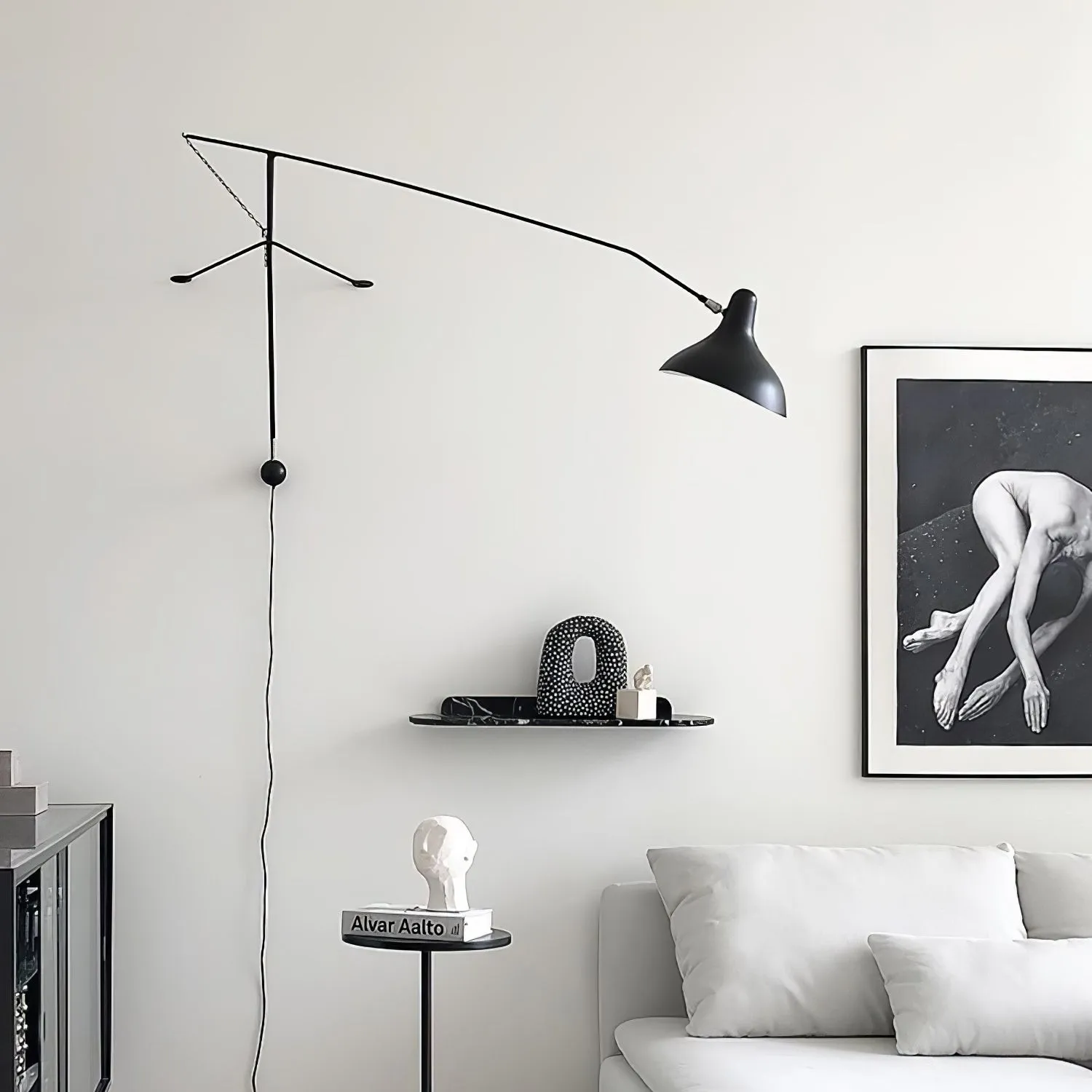 Moderne eendenbek-design Mantis Arm Wandlamp HL1112