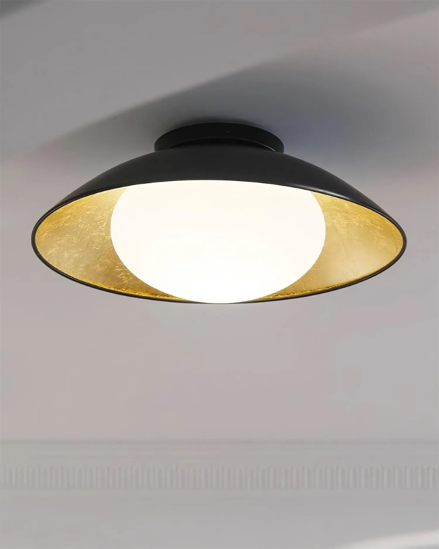 Franse Retro Vliegende Schotel Kom Plafondlamp HL713