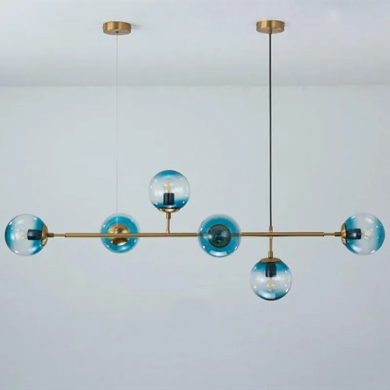 Orb moderne glazen bol hanglamp voor woonkamer