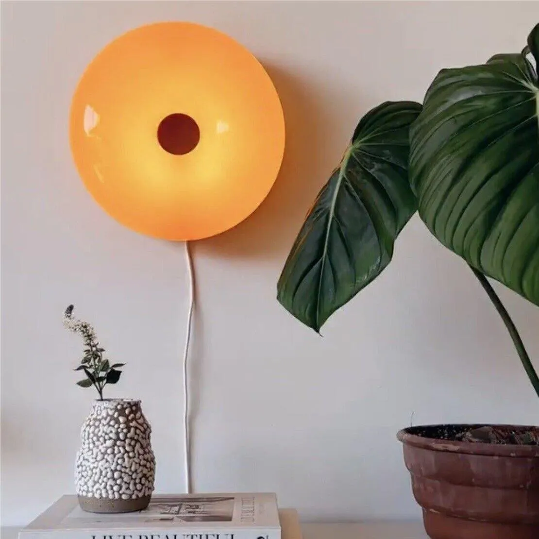 Vintage Donut Bauhaus Tafellamp Wandkandelaar HL164