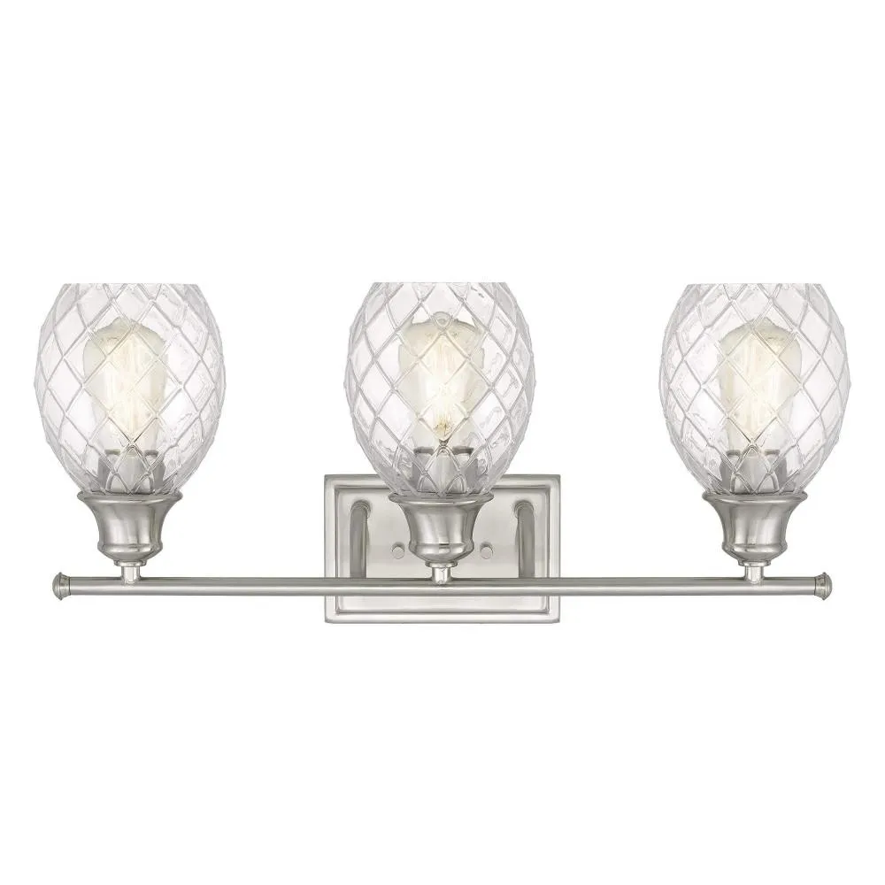 Moderne Boerderij Geborsteld Nikkel Glazen Wandlamp HL235